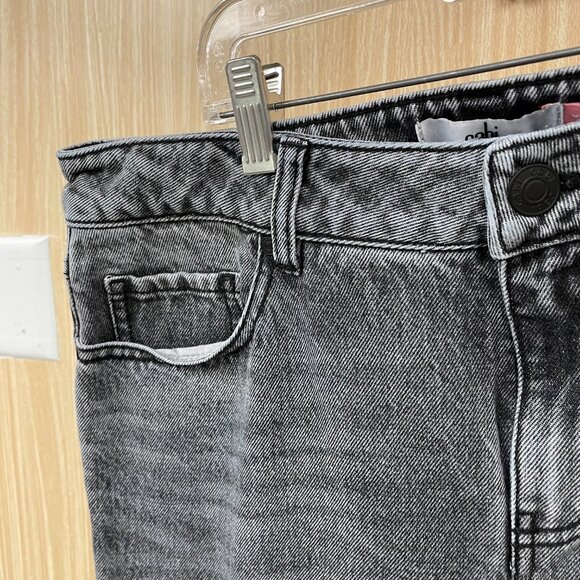 CAbi 100% Boyfriend Gray Jeans Size 6 - Picture 4 of 5